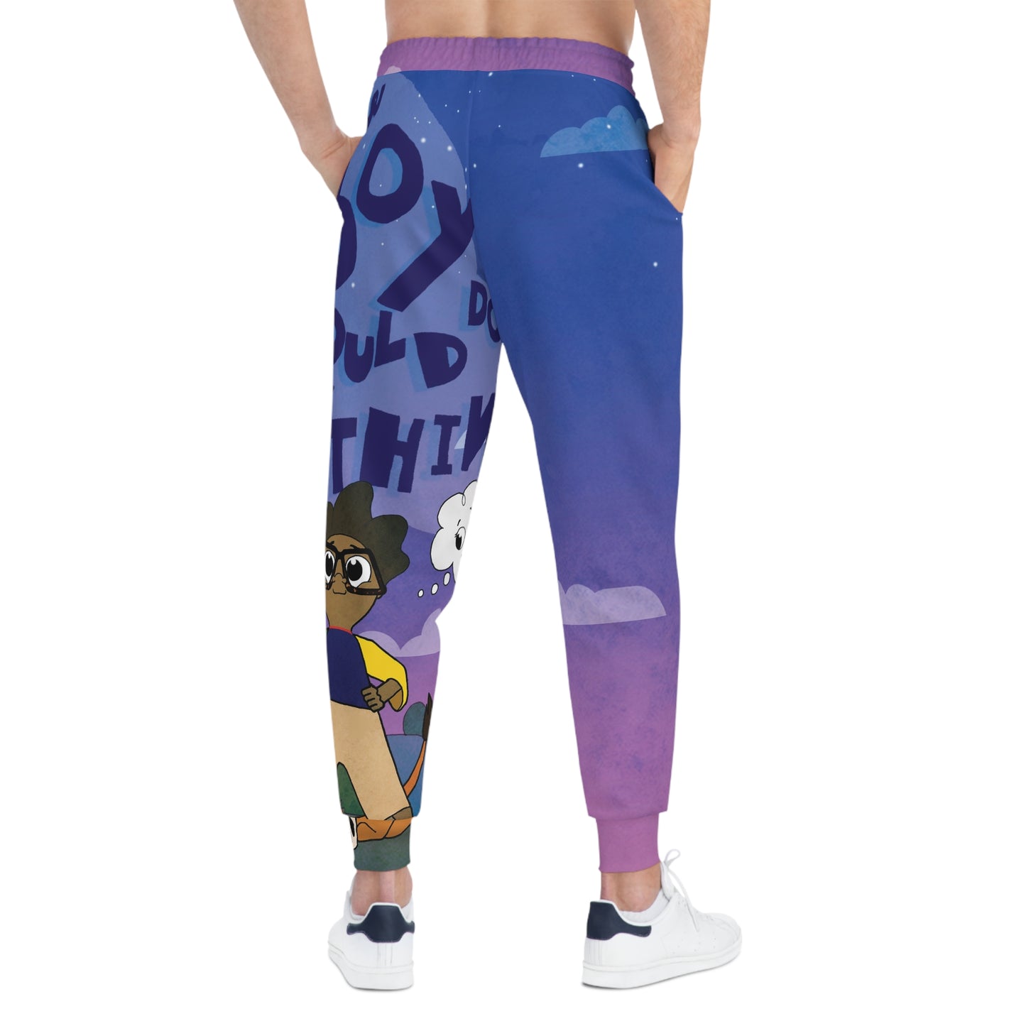 The Boy That Could Do Anything Book Cover Unisex Joggers