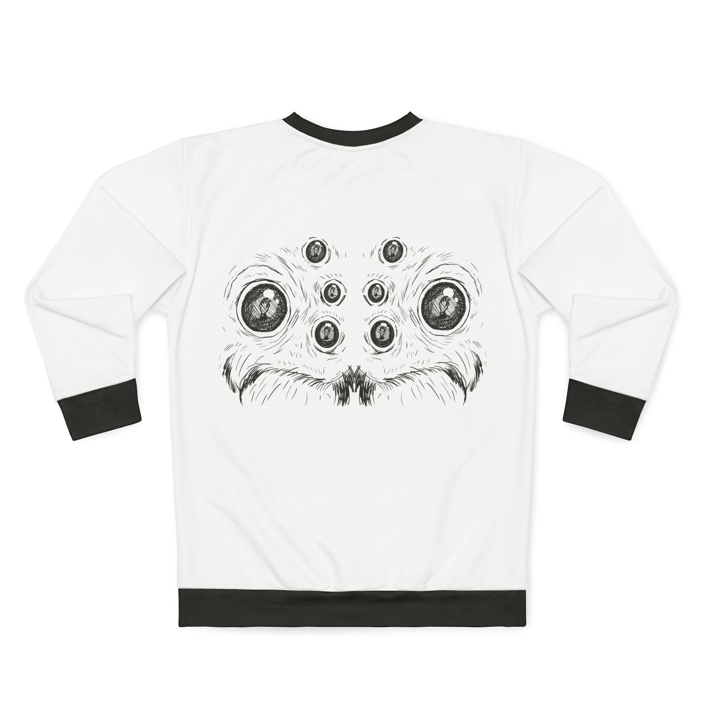 The Thistlegrim Ghost Tails Spider Face Sweatshirt