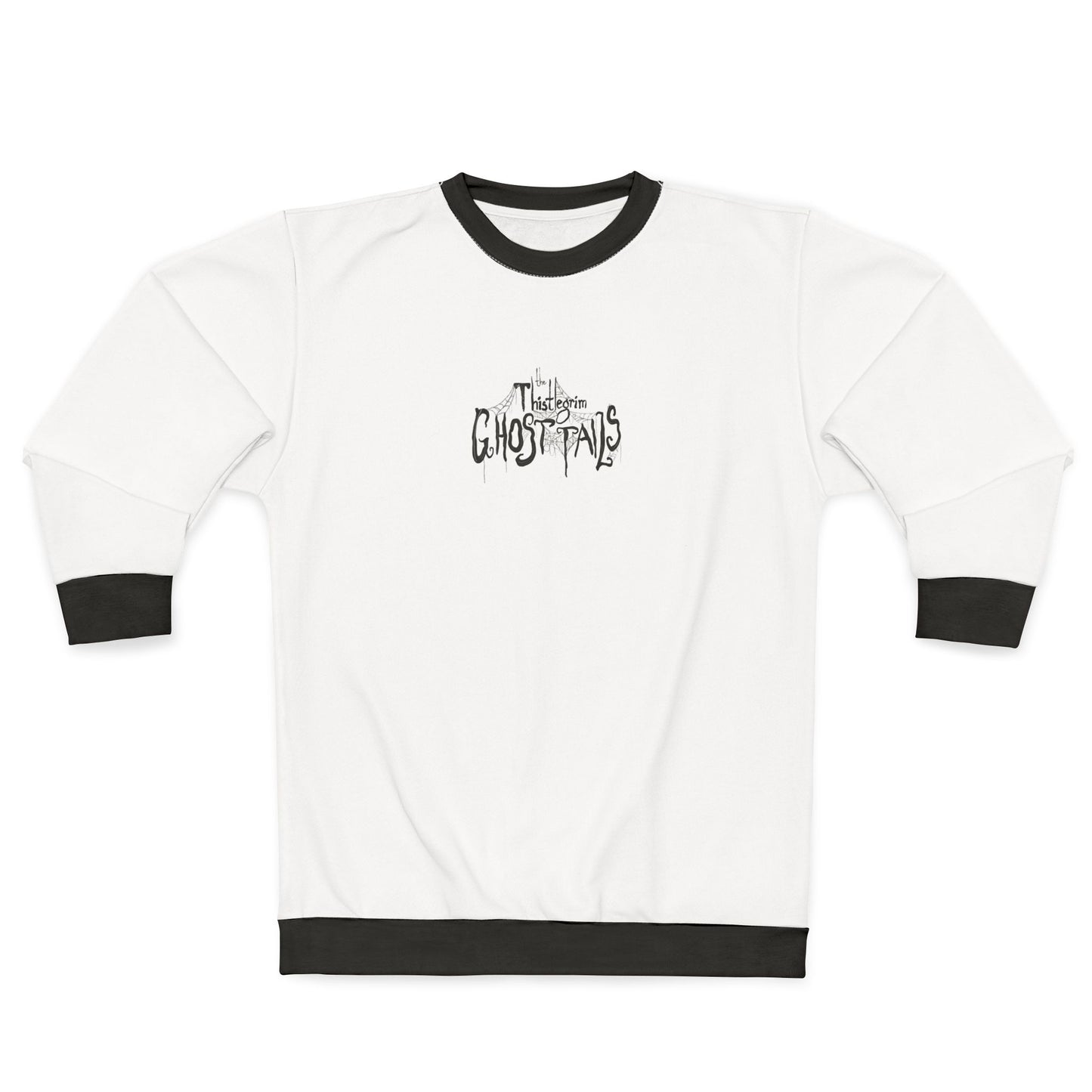 The Thistlegrim Ghost Tails Spider Face Sweatshirt