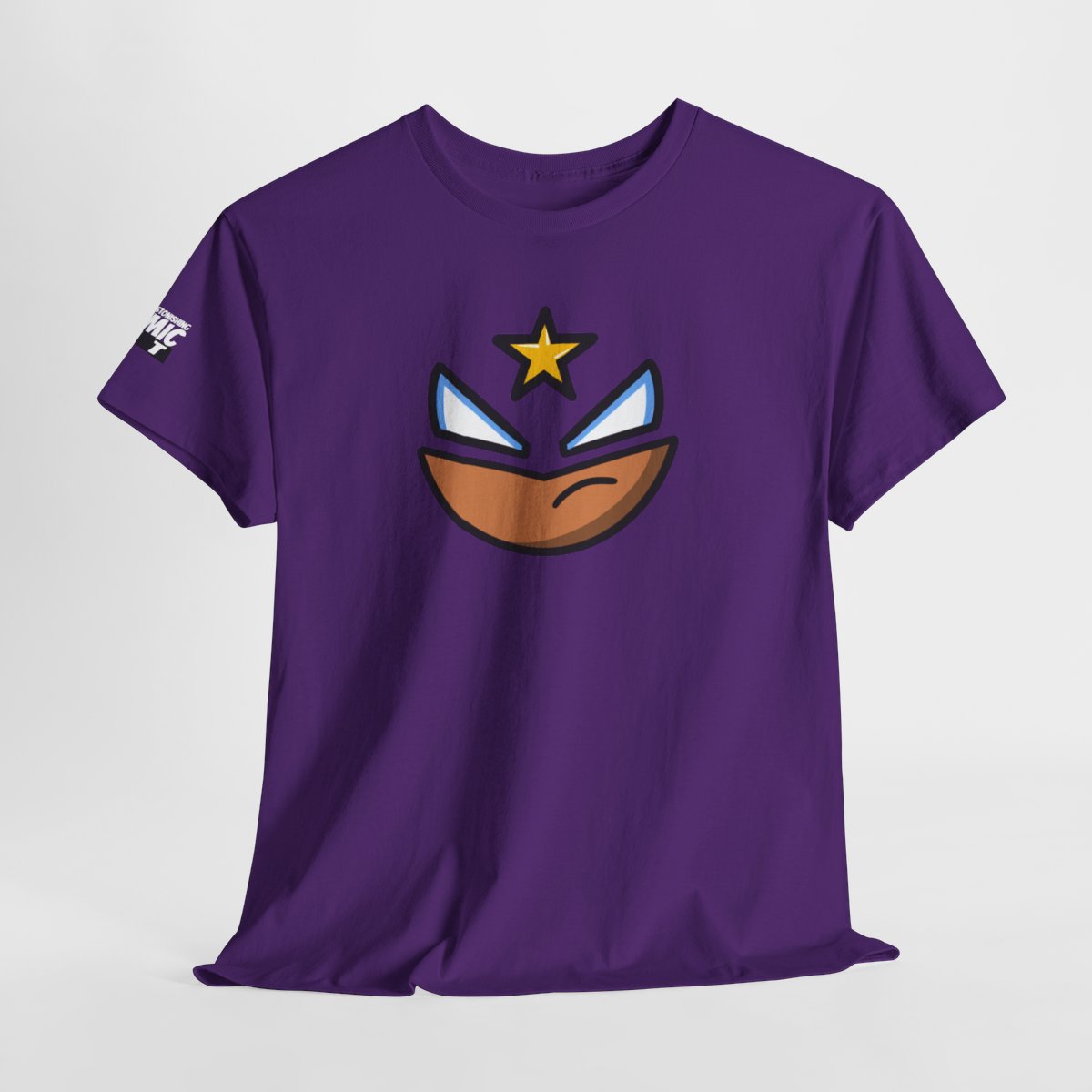 Cosmic Cat | Cartoon Face Graphic T-Shirt