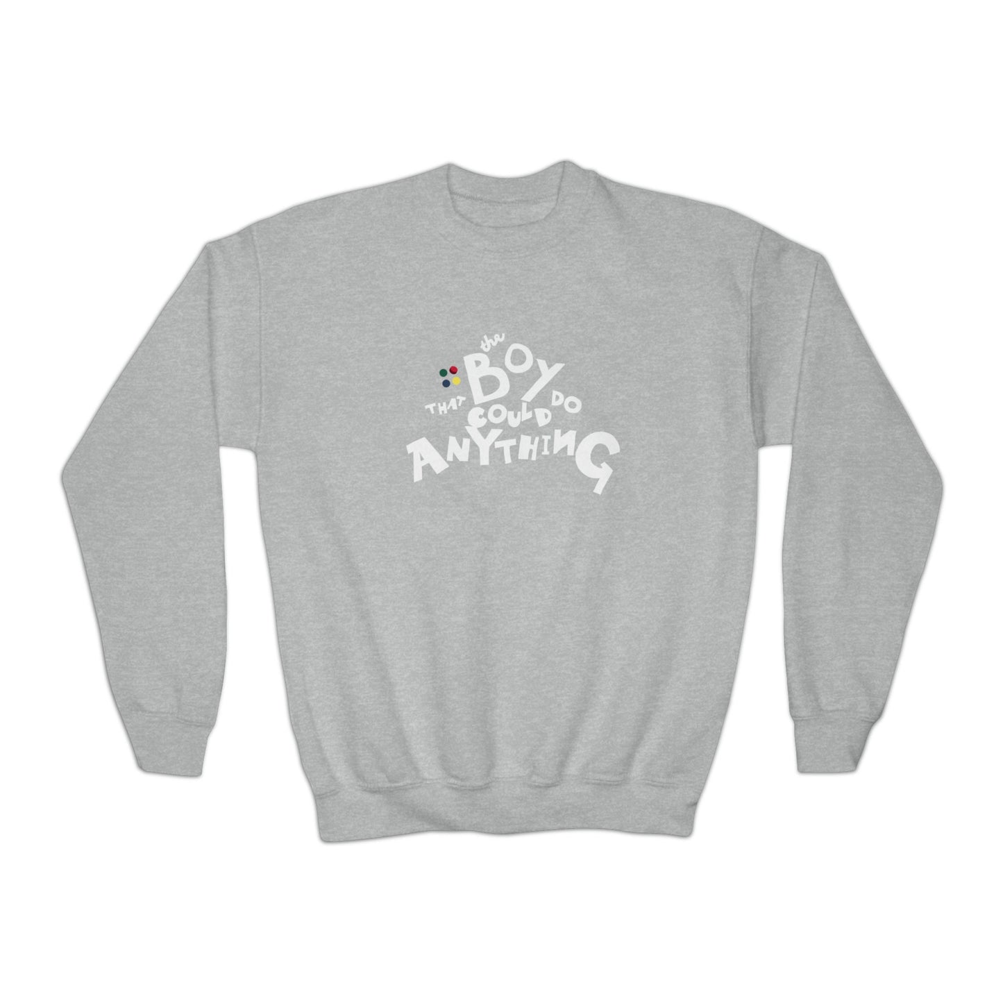 The Boy That Could Do Anything™ Youth Crewneck Sweatshirt