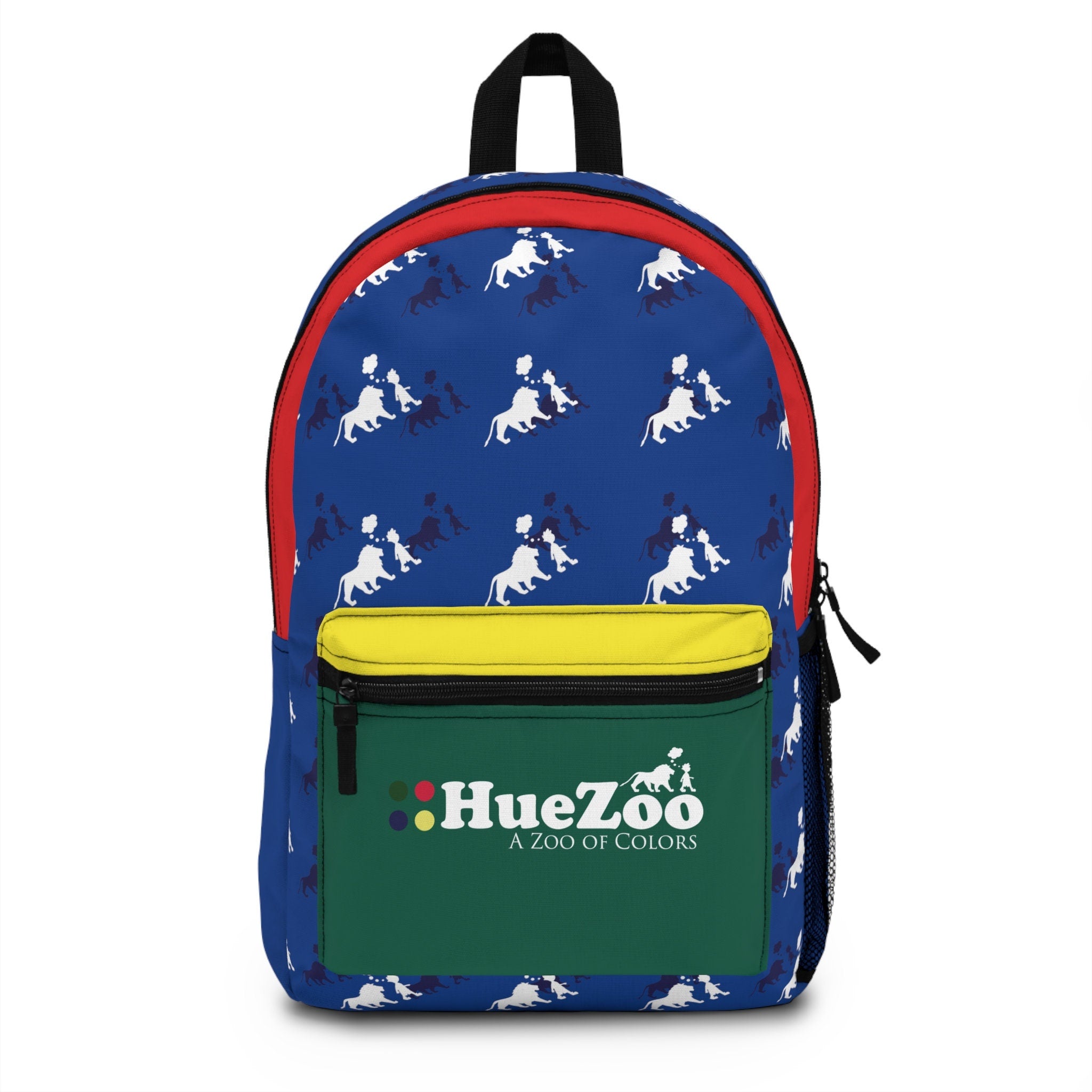 HueZoo Color block Logo Backpack The Boy That Could Do Anything Edition