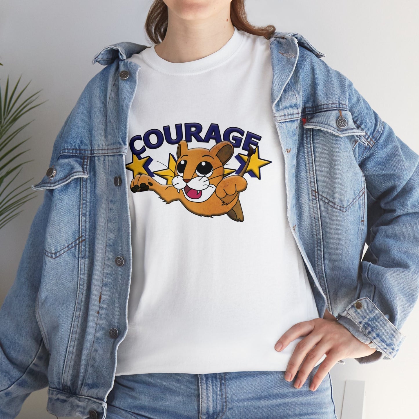 Courage the Lion Cub Character T-Shirt